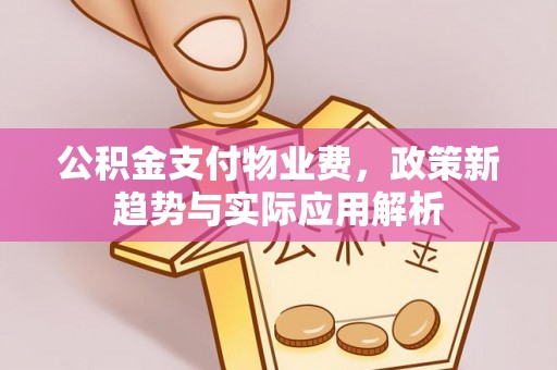 古塔公积金支付物业费，政策新趋势与实际应用解析