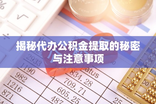 古塔揭秘代办公积金提取的秘密与注意事项