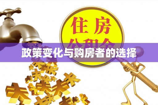 古塔政策变化与购房者的选择