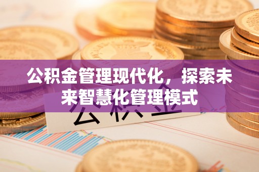 古塔公积金管理现代化，探索未来智慧化管理模式