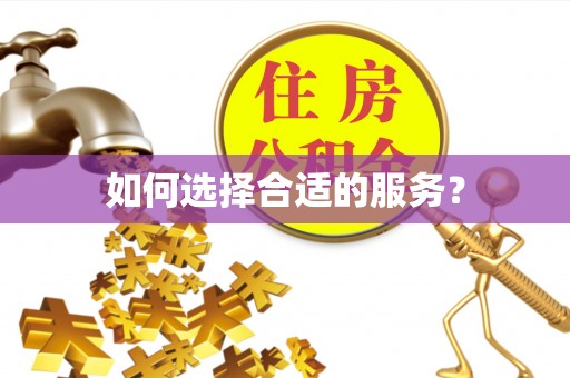 古塔如何选择合适的服务？