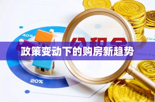 古塔政策变动下的购房新趋势