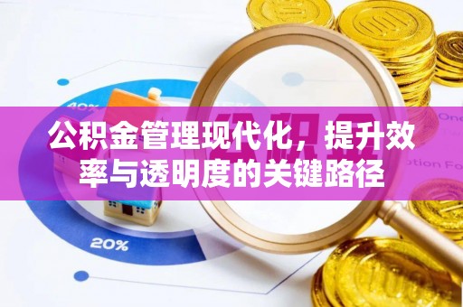 古塔公积金管理现代化，提升效率与透明度的关键路径