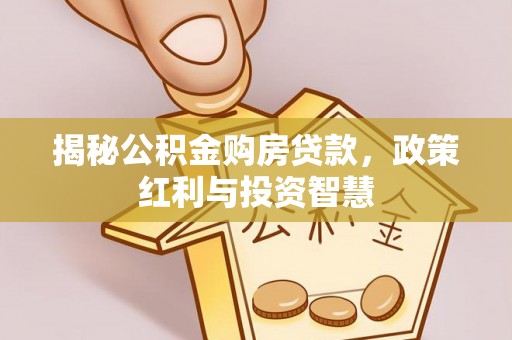古塔揭秘公积金购房贷款，政策红利与投资智慧