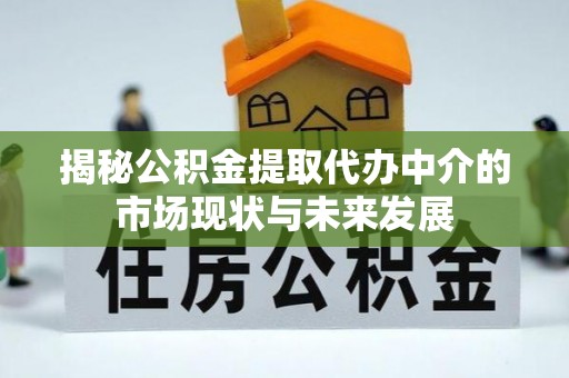 古塔揭秘公积金提取代办中介的市场现状与未来发展