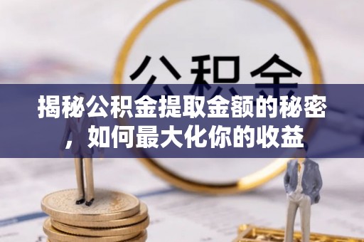 古塔揭秘公积金提取金额的秘密，如何最大化你的收益