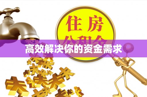 古塔高效解决你的资金需求