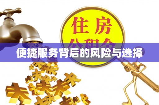 古塔便捷服务背后的风险与选择