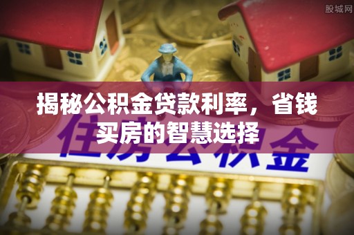 古塔揭秘公积金贷款利率，省钱买房的智慧选择